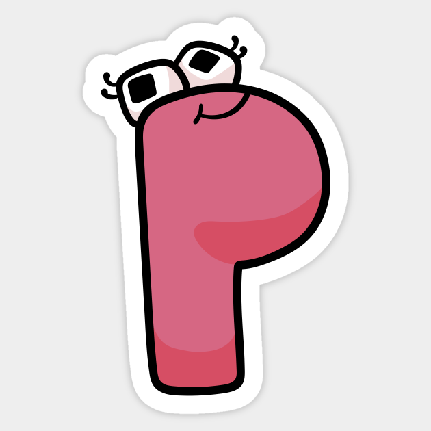 P Alphabet Lore Alphabet Lore Sticker TeePublic